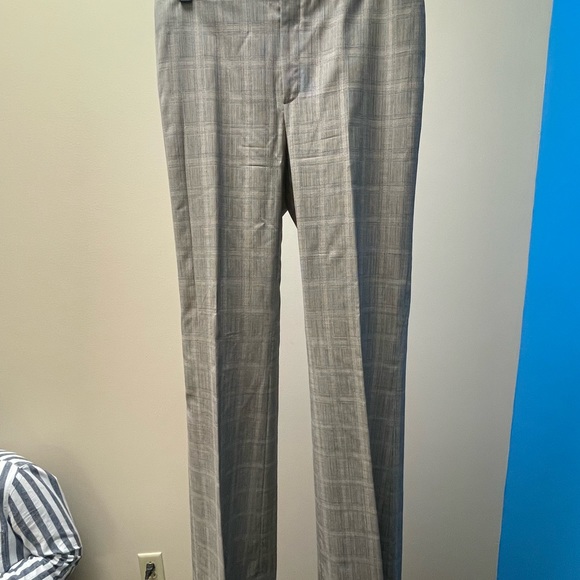 Three-piece (Jacket, pants and skirt) plaid suit by Dana Buchman. - Picture 7 of 10